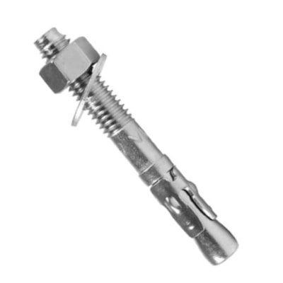 Chumbador Pba 3/8" X3.3/4 Pol C/Porca Arruela X38334C Âncora