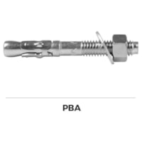 Chumbador PBA 3/8X 3.1/2 Pol C/ Porca Arruela X38312C Âncora