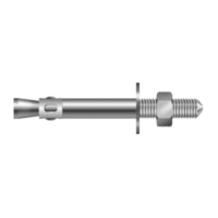Chumbador Pba Com Porca E Arruela 1/2 X 4 Caixa Com 25 Peças - Ancora - Referência: X12400cat