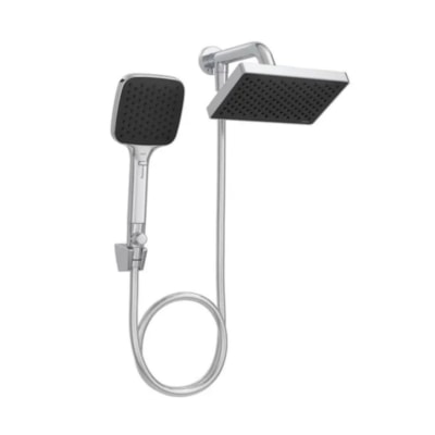 Chuveiro C/Desviador Parede Retang Flex Plus - Deca
