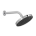 Chuveiro Parede Redondo Cromado Liga Cobre flex Plus - Deca