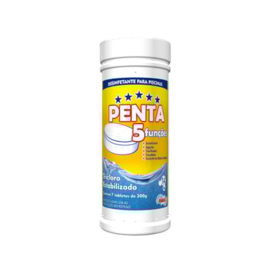 Cloro Tablete Hcl Penta 1,4 kg C/7 Pastilhas 1192 Hidroall