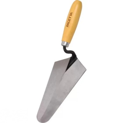 Colher Pedreiro Reto Aço Carbono  N. 09 - Pacetta