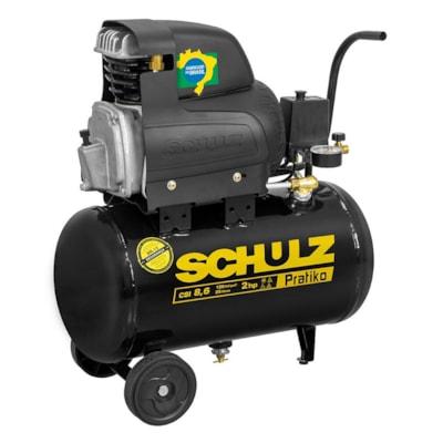 Compressor de Ar Csi 8,6/25 2Cv Mono 110v Pratic Air Schulz