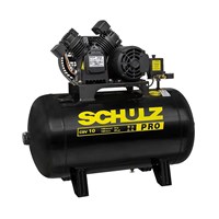 Compressor de Ar Schulz Pro 10/100 2Cv 220/380V Trif 140lb