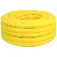 Conduíte Eletroduto Corrugado em PVC 1/2" 50m Amarelo Adtex