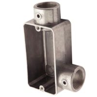 Condulet Tipo LR 1" Com Rosca Sem Tampa Prata - Tramontina
