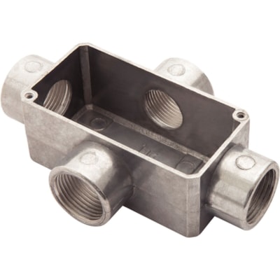 Condulete Aluminio Fixo Tipo X 1" Com Rosca - Tramontina