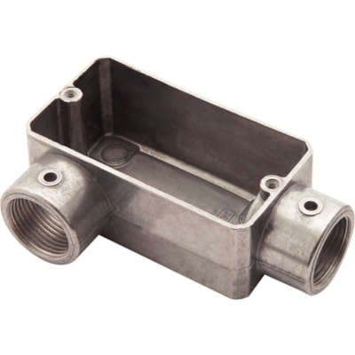 Condulete Aluminio Tipo LR 1/2" C/Rosca S/Tampa - Tramontina