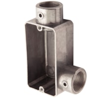 Condulete Aluminio Tipo LR 1/2" C/Rosca S/Tampa - Tramontina