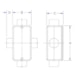 Condulete Aluminio Tipo X 3/4" Com Rosca Fixo - Tramontina