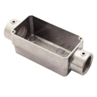 Condulete Tipo C 1/2" Com Rosca Sem Tampa Prata - Tramontina