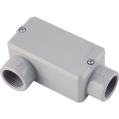 Condulete Tipo LR 2  C/Rosca C/Tampa Alumínio - Tramontina