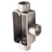 Condulete Tipo T 1/2" Aluminio C/Rosca S/Tampa - Tramontina