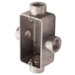 Condulete Tipo X 1/2" Aluminio C/Rosca S/Tamapa - Tramontina