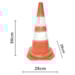 Cone De Sinalização Refletivo 50cm Pvc 700.01284 Plastcor