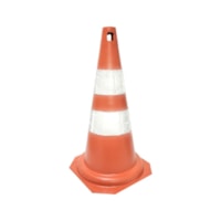 Cone De Sinalização Refletivo 50cm Pvc 700.01284 Plastcor