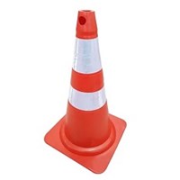 Cone Flexivel  50cm LJ/BR Refletivo Plastcor 700.00654