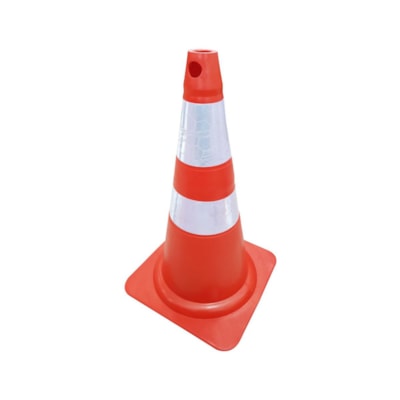 Cone Flexivel NBR 75cm LJ/BR Faixa Soldada - Plastcor