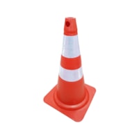 Cone Flexivel NBR 75cm LJ/BR Faixa Soldada - Plastcor