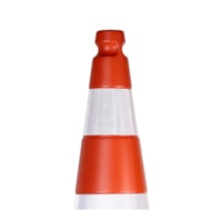 Cone PVC Rigido 75cm Base Movel PL4060 Plastcor