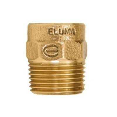 Conector Bronze 604 22 x 3/4 pol 10000540  Eluma