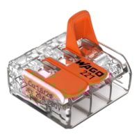 Conector De Emenda 221 C/ 3 Pçs 10V 4mm Flowpack Wago