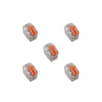 Conector Iluminação Incolor 2 Vias 4,0mm C/5 Pçs Eletrokit