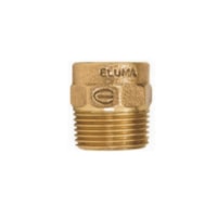 Conector Macho 15mmX1/2" Bronze sem anel - Eluma