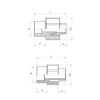 Conector Macho PPR Industrial AZ 25x1/2 Tigre