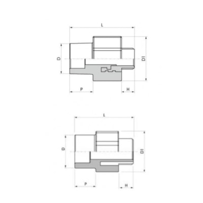 Conector Macho PPR Industrial AZ 25x1/2 Tigre