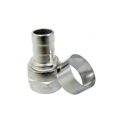 Conector met RG59U niq c/rosca coaxial saco 30 pc Interneed