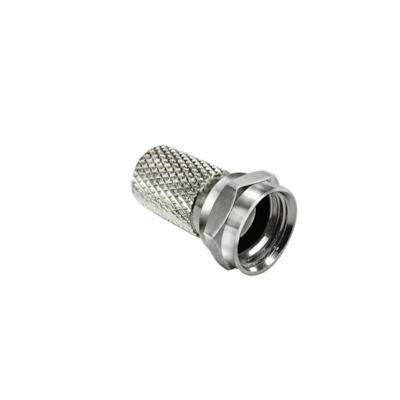 Conector Metálico RG59U C/Rosca Coaxial Blister - Interneed