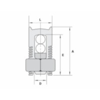 Conector Pressão SPLIT-BOLT PF-150 Cobre Estanhado - Intelli