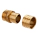Conexão Macho Anel Desliz Clicpex 32x1 Dourado Latão - Tigre