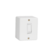 Conjunto 1 interriptor paralelo Sobrepor 250v Branco Ilumi