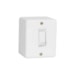 Conjunto 1 interruptor simples sobrepor 250V box br Ilumi