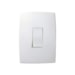 Conjunto 1 Interruptor Simples Vertical 10A Branco Siemens