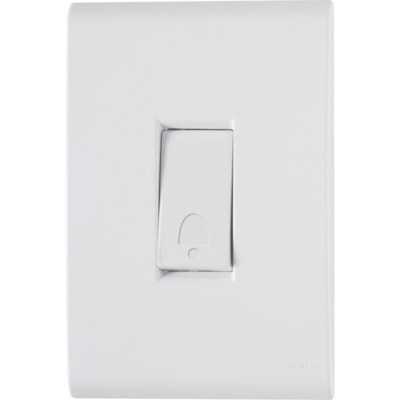 Conjunto 4x2 Campainha 10A Branco Termoplastico - Tramontina