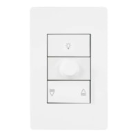 Conjunto 4x2” Controle de Ventilador Branco 220V 500W Sleek