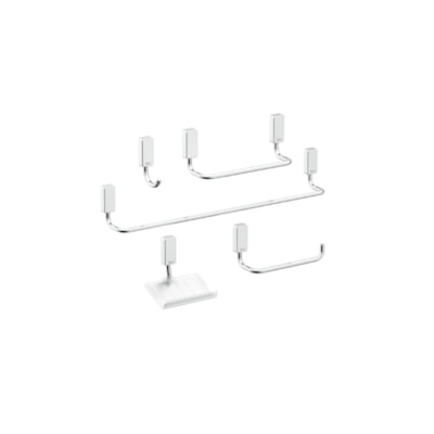 CONJUNTO DE ACESSORIOS P/BANHEIRO 5 PECAS ROCA