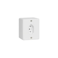 Conjunto tomada sobrepor 2P + T 20A 250V box branca Ilumi