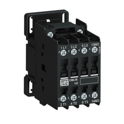 Contator 18A 1NA CWL18-10-30 D23 220V Termoplástico - Weg