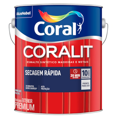 Coralit Secagem Rápida 800ml Branca Base Coral 5202982