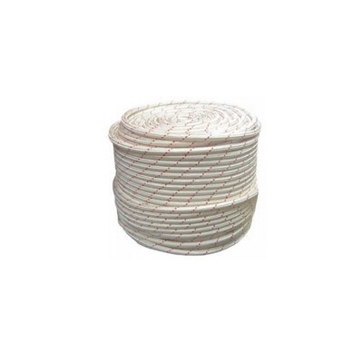 Corda Poliamida (A) 2,0 mm branca rolo 1 kg / 380 metros - Sandaplast - Referência: 22050
