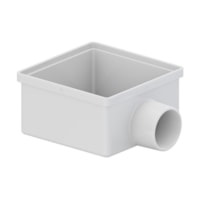 Corpo Ralo Seco Quadrado Branco Pvc 100x53x40mm - Tigre