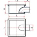 Corpo Ralo Seco Quadrado Branco Pvc 100x53x40mm - Tigre