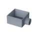 Corpo Ralo Seco Quadrado Prata 100X53X40mm 27289258 Tigre