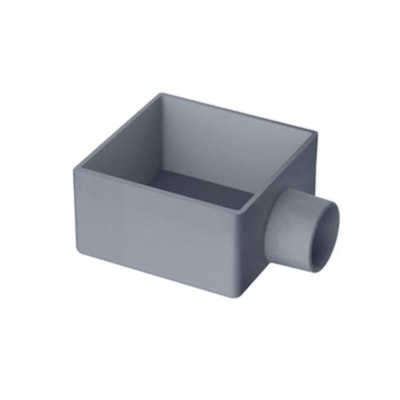 Corpo Ralo Seco Quadrado Prata 100X53X40mm 27289258 Tigre