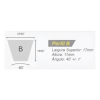 Correia Em V B- 41 Preto  ACV1020041 Rexon